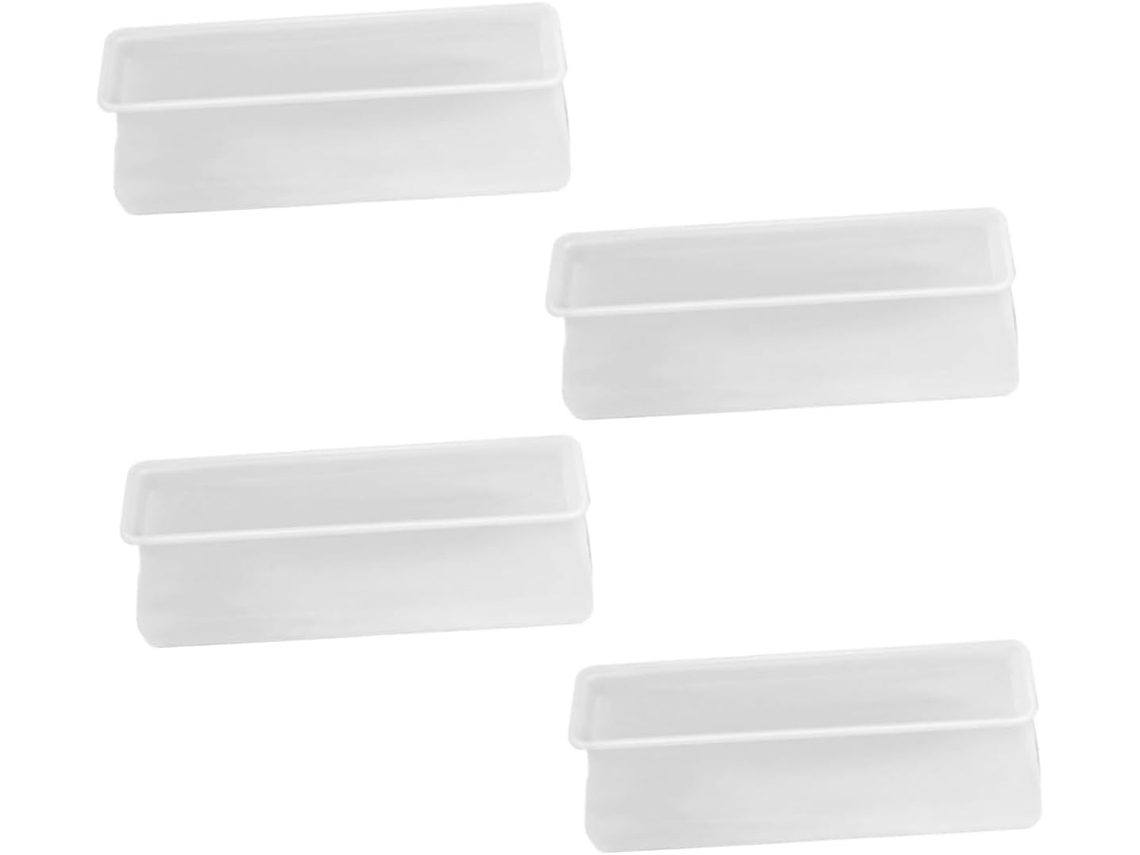 Protetores De Pés Cama Sewacc Em Silicone Cor Clara, Antiderrapantes E Resistentes Ao Desgaste, Pacote Com 4 Peças Para