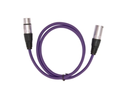 Cabo de Microfone Xlr Macho para Fêmea 3 pinos, 1m | S/MARCA