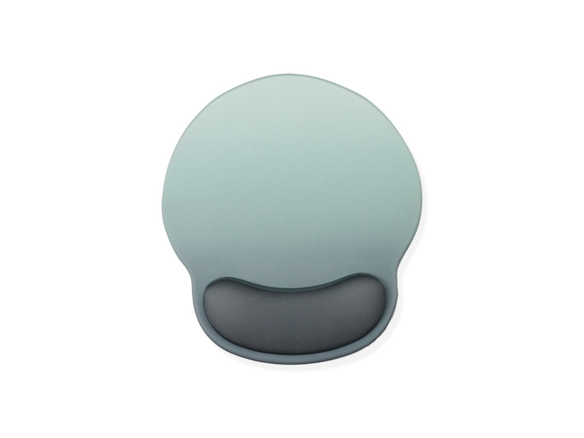 Apoio De Mouse Com Suporte Para A Mão Em Silicone Macio, 25 * 22,5 * 2cm (azul)