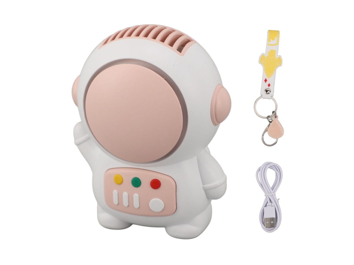 Ventilador portátil silencioso para mãos, USB recarregável, com velocidade ajustável para atividades ao ar livre