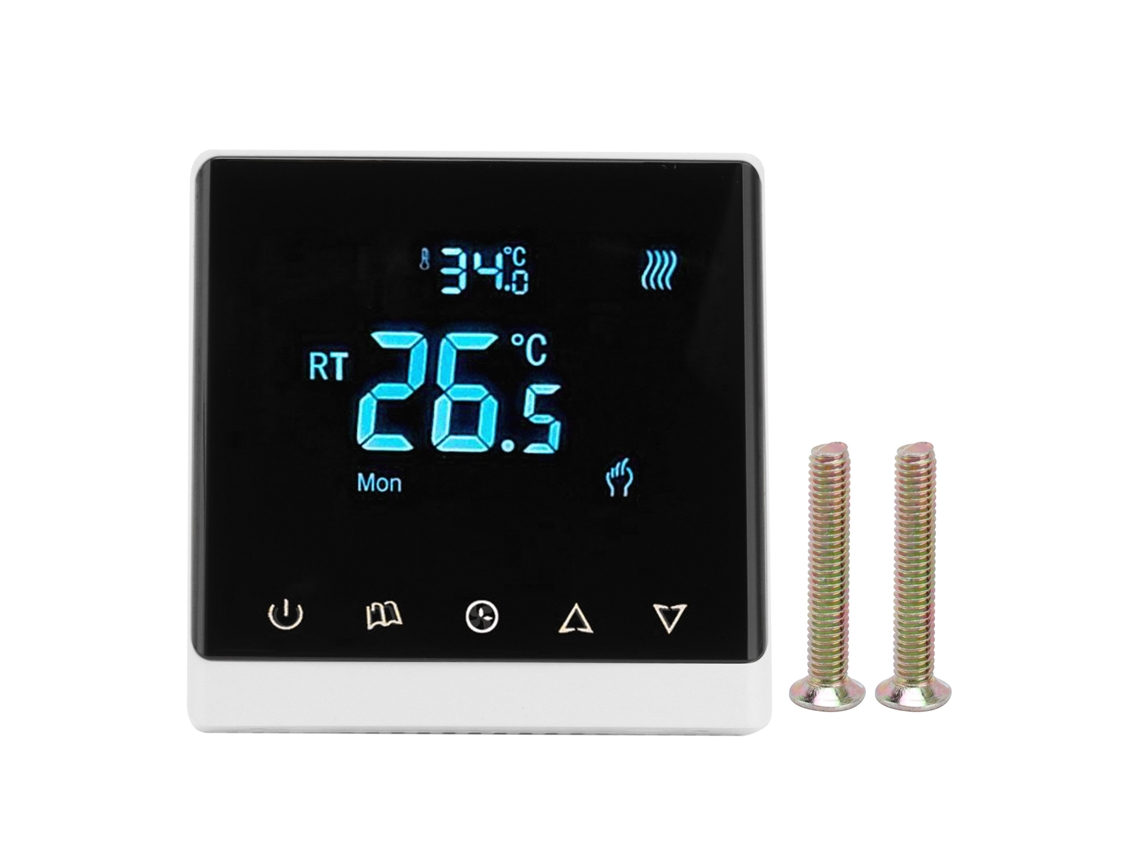 Termostato inteligente LCD para ventilador de ar condicionado residencial, 220V