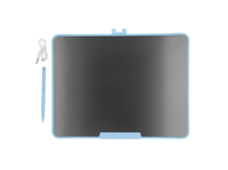 Tabela De Escrita Lcd 16 Polegadas Para Crianças Brincadeira Educativa Lousa Apagável Azul
