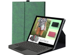 Capa Flip Resistente HEXINYIGJLY para Surface Pro 8 antichoque com suporte caneta e Protetor Acolchoado Verde