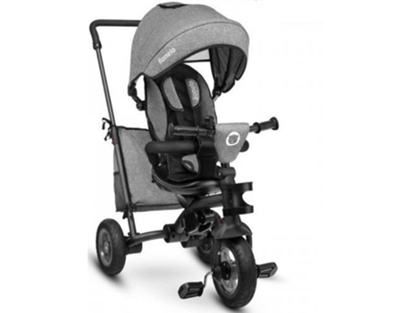 Triciclo LIONELO 2 In 1 e Tris Stone Grey