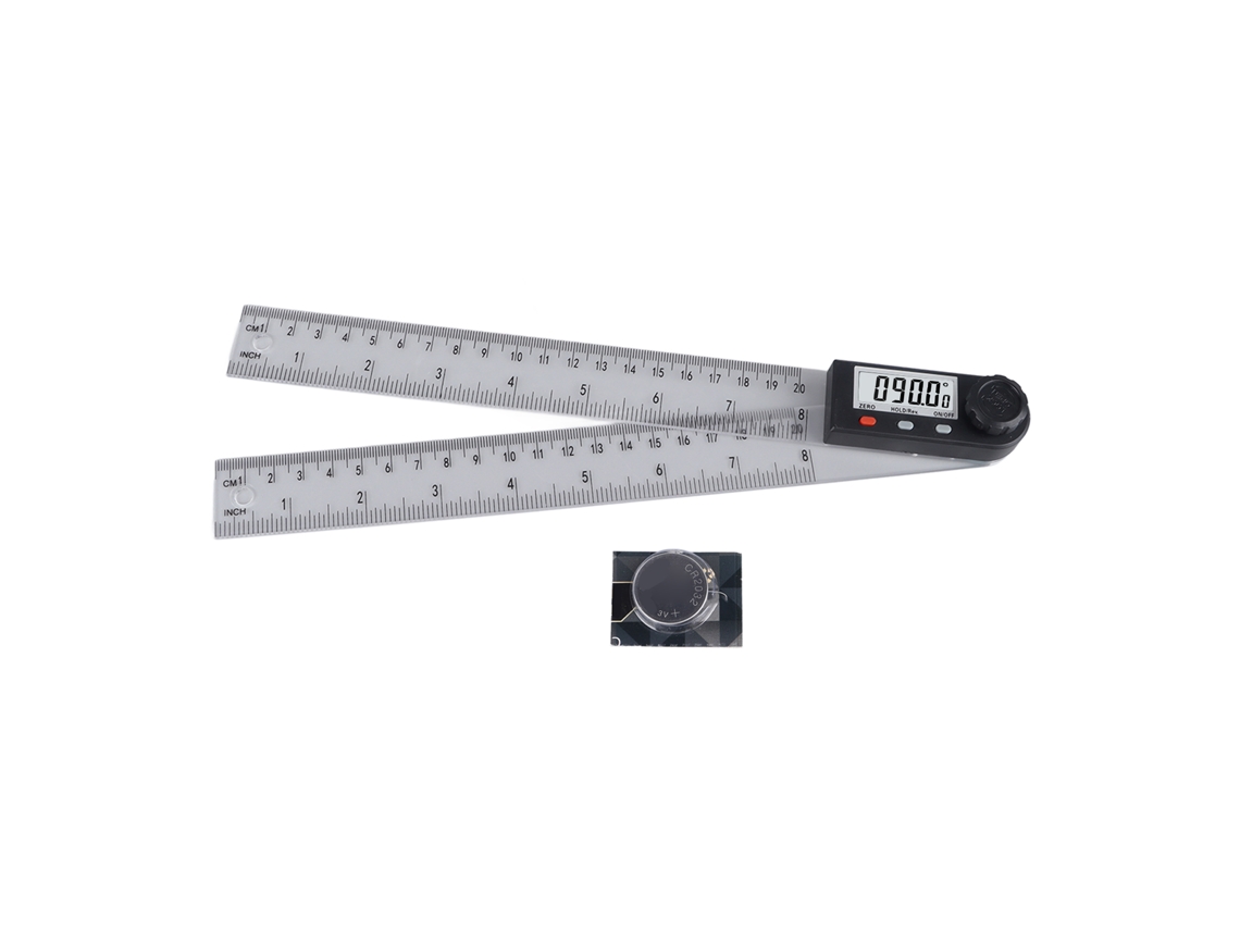 Régua De Medição De Ângulo Elétrica Com Display Digital Alto Precisão Protraitor Buscador De Ângulo