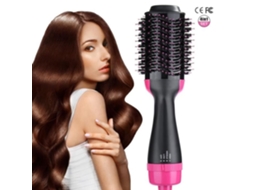 2 em 1 secador de cabelo e volumizador escova de ar quente pente profissional curling ferro alisamento escova ue-thjr4827 S/MARCA