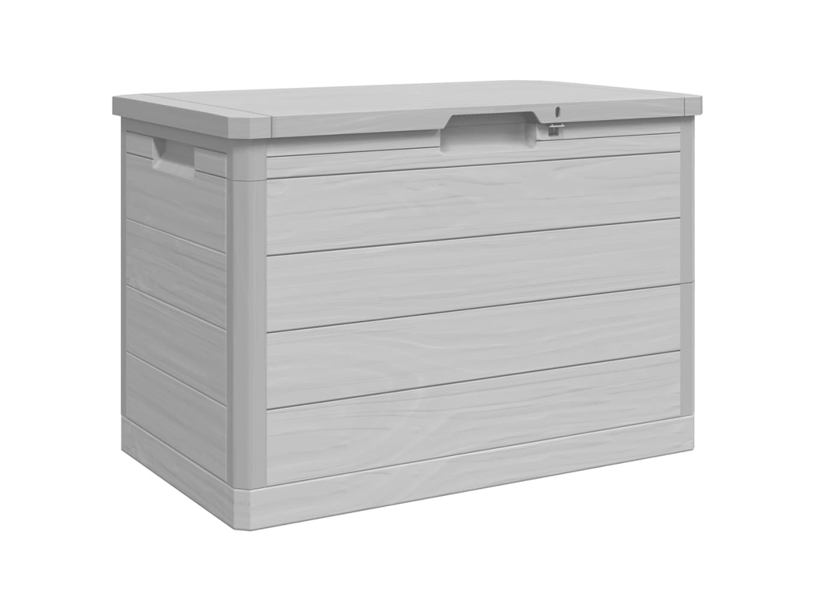 Maison Exclusive - Caixa Para Almofadões De Exterior Polipropileno Cinzento