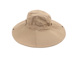 Chapéu de Pesca Uv Upf50 Ajustável Impermeável Khaki