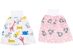 Conjunto de 2 Calças de Treino de Algodão com Estampa para Proteção Ideal Contra Vazamentos. CHABERLU
