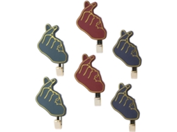 Conjunto De 6 Ganchos Decorativos De Parede, Casa, Ganchos Telescópicos Para Casa