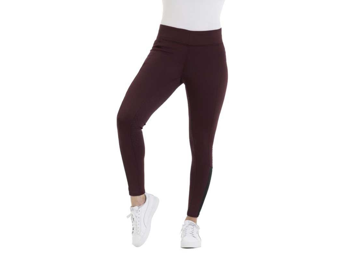 Calça de Montar com Assento de Silicone Brigitte Vermelho 44Equitheme