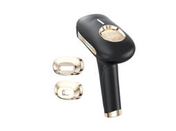 Depiladora Luz Pulsada YIZHOOD Bhrl-08 3 em 1 Rejuvenescimento Acne Tratamento Extra 2 Caps Aparador de Biquíni Permanente em Casa Preto