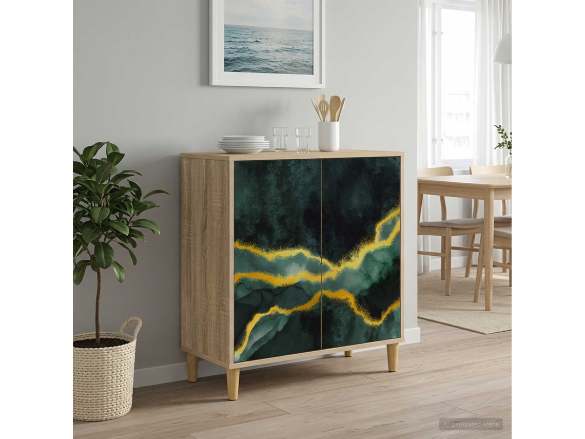 Vidaxl Buffet Wijhe Sonoma 69 X 33 X 75 Cm Derivados De Madeira