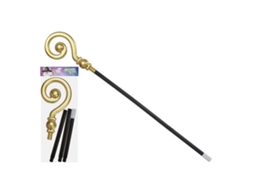 Bengala Destacável Atosa - Preto E Dourado - 127 Cm