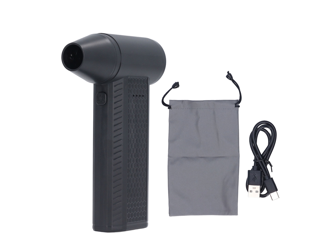 Electric Dust Jet Dry Blower 4 Wind Speed 130000rpm 180w 3000mah Brushless Motor Compressed Air Duster Turbo Fan Blower Preto