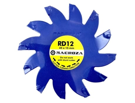 Fresa Rd12 para máquina de ranhurar paredes Macroza