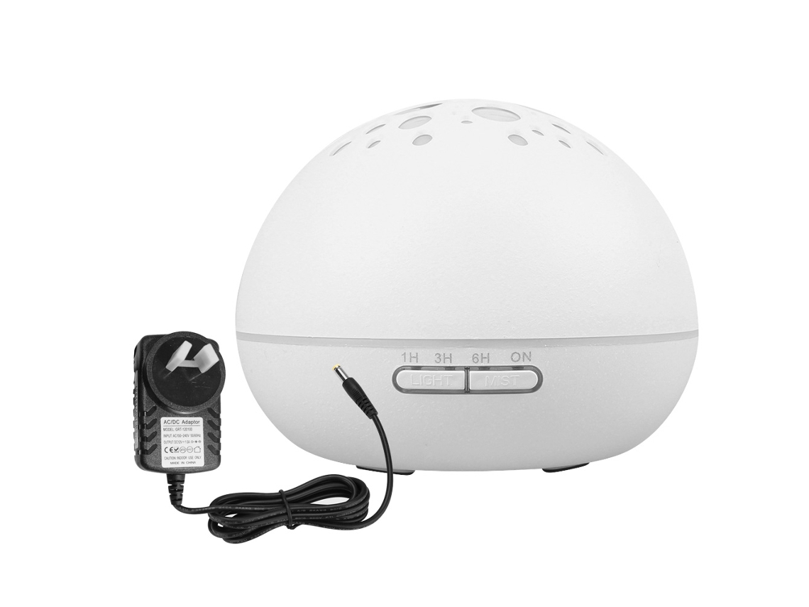 Umidificador E Difusor De Aromas Laxiscreed Com Plugue, Branco Fosco