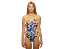 Fato de banho para Mulher TURBO Hexa Multicor para Natação (XXL)