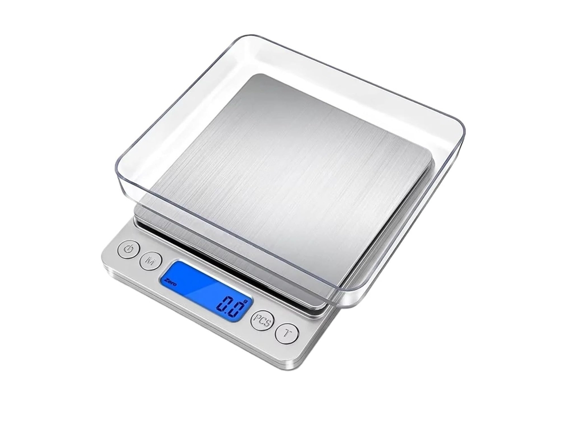 Balança De Cozinha, Balança Digital Alimentos Com Gramas E Onças, Balança Bandeja De Cozinha, Mini Portátil, 6 Medidas