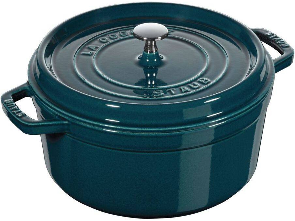 Caçarola STAUB (Verde, Azul - Ferro Fundido - 28 cm)