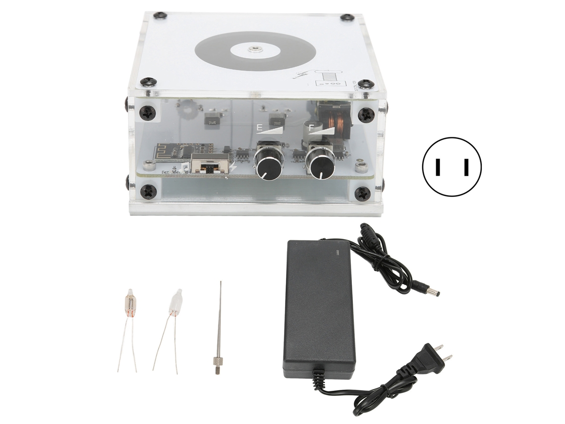 Bobina de Tesla AQUAFORGE Musical con Transmisión Inalámbrica y Arco Blanco