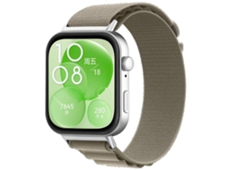 Bracelete para Huawei Watch Fit 3 / Fit 4 / Fit 4 Pro Nylon Esportivo Cor Verde oliva XIAOMOYU