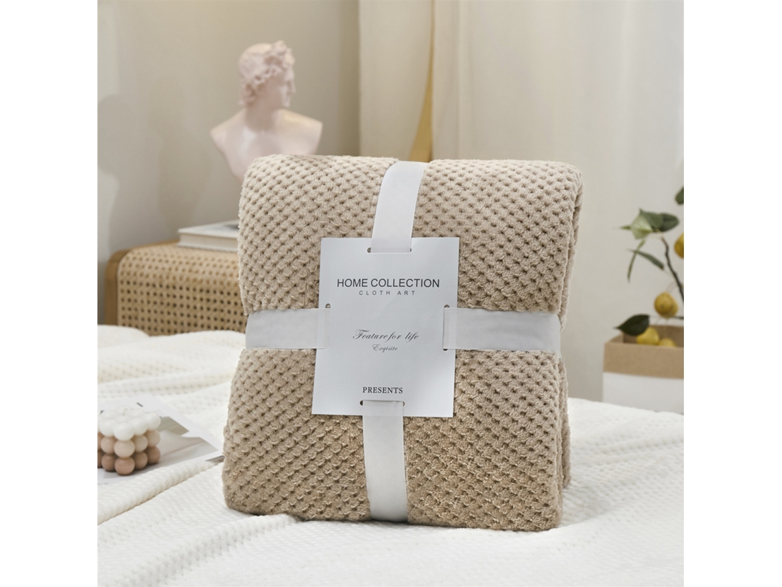 Cobertores Macios e Aconchegantes para Cama Sofá e Loveseat-Cor de Grade de Abacaxi EVELTEK 70x100cm