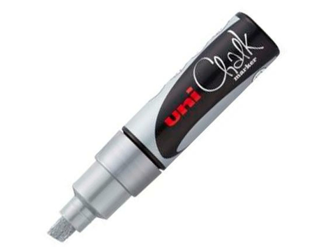 Liquid Chalk Markers UniBall Pwe8K Prateado 6 Unidades Worten.pt