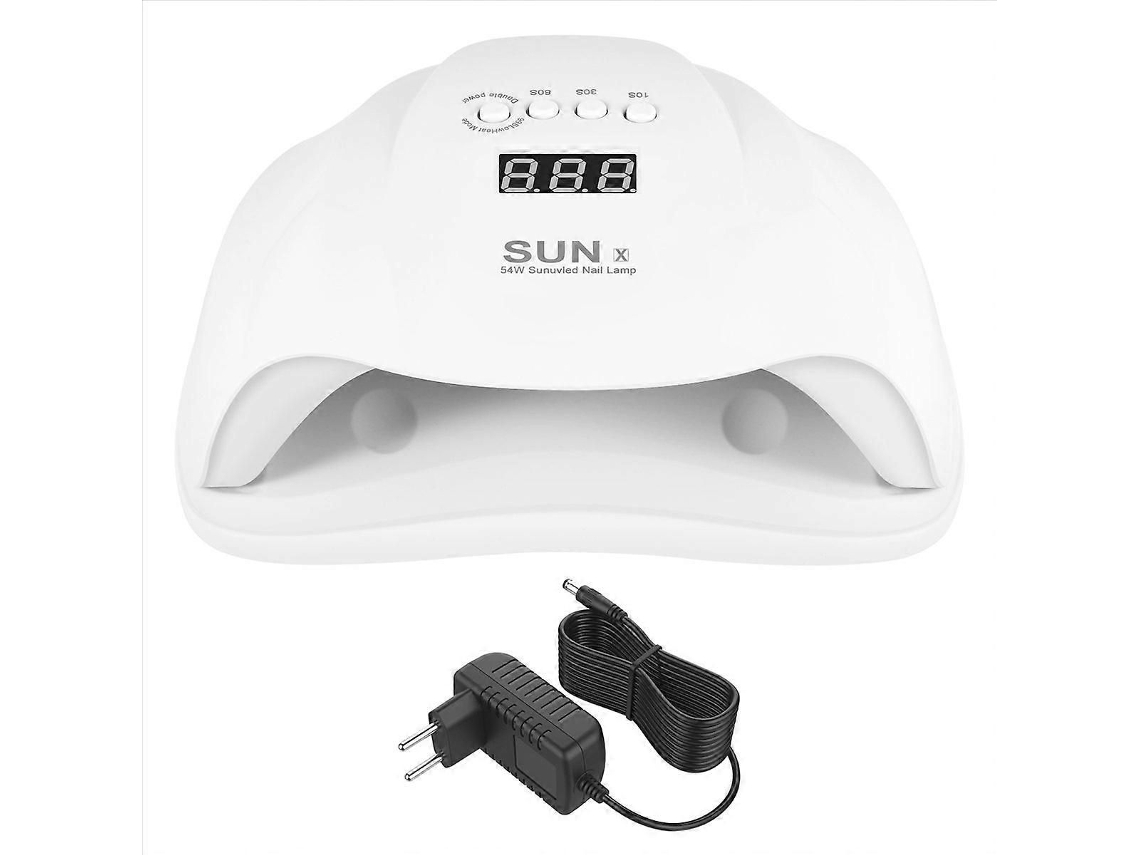 Sun X 54 W Máquina de Secador Unhas Gel Lâmpada Led Uv para Profissional Polimento Lu Z Branca GOKOCO