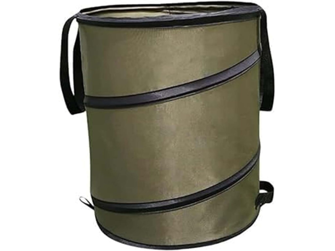 Saco De Jardim Dobrável - Lixeira 170l Com Alças Reforçadas, Nylon