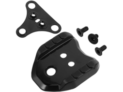 Adaptador de pedal com encaixe de plástico preto para pedais de ciclismo