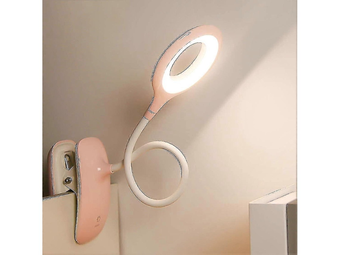 Luminária De Leitura Led Com Intensidade Regulável E Clipe Para Proteção Dos Olhos E Uso Em Mesas. Nostalgia88