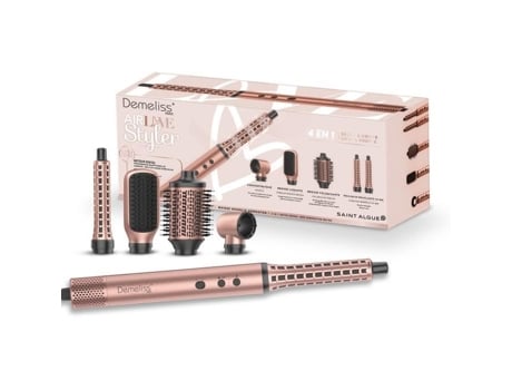 Escova Demeliss Airlove Styler com motor Bldc de 3 velocidades e função iônica silenciosa