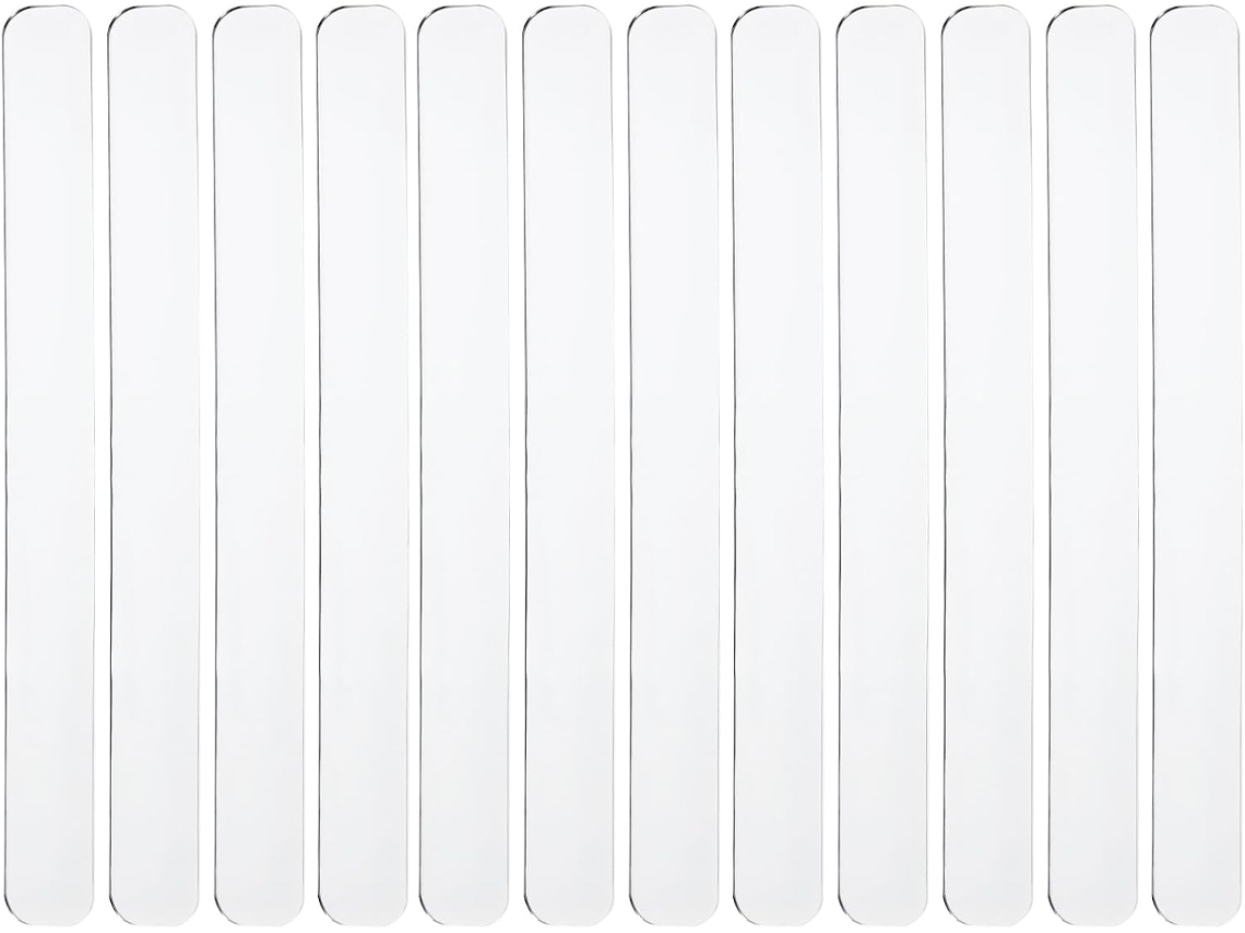 Patikil Tira De Amortecedor Transparente Para Porta Armário, 15cm 6 Polegadas, Conjunto Com 3-unidades Tiras De Borracha
