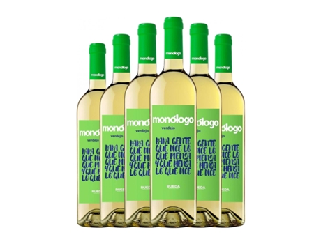 Vinho branco MONÓLOGO LAGUARDIA Verdejo Rueda Crianza (0.75 L - 6 Unidades)