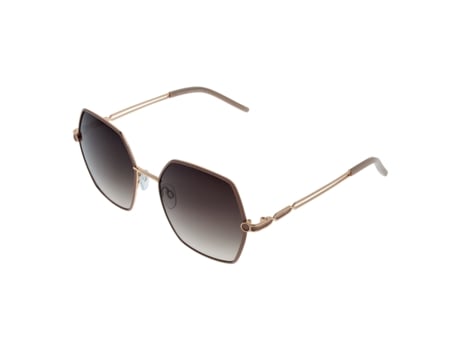 Óculos De Sol De Mulher Bulget Dourado