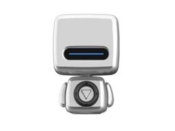 Altifalante bluetooth portátil com design de robô cartoon conexão sem fio EOOCOO