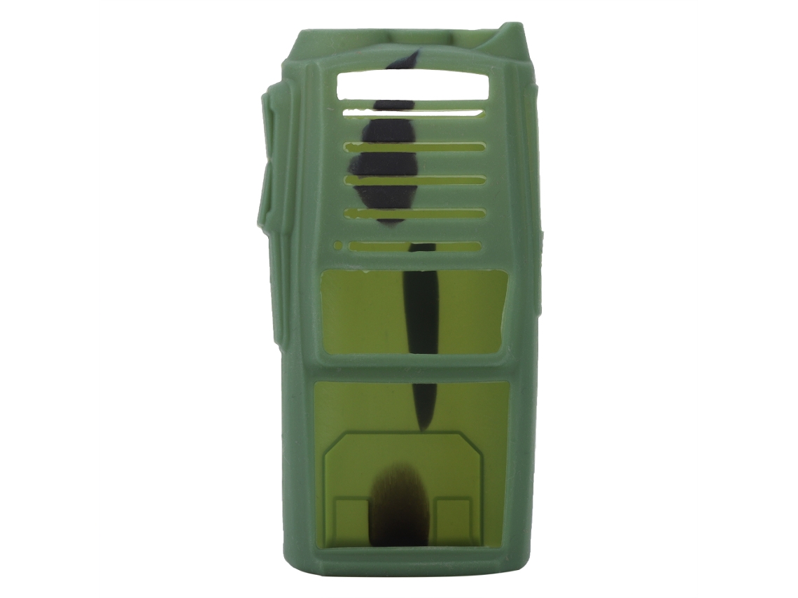 Aetheria capa de Silicone para Rádio Bidirecional Holster Proteção para Walkie Talkies Baofeng Uv82 Camuflagem