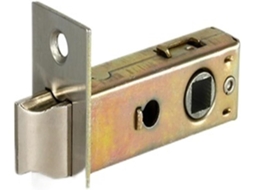Fechadura De Embutir Tubular Com Lingueta Plana Em Aço Inoxidável Porta Interna, Com Trava De Mola Vaso