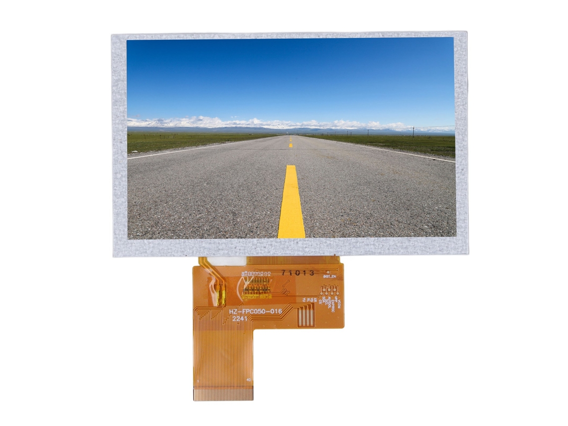 Tela Lcd Ips 5 Polegadas com Resolução Hd 800x480, Interface Rgb e Visão Total
