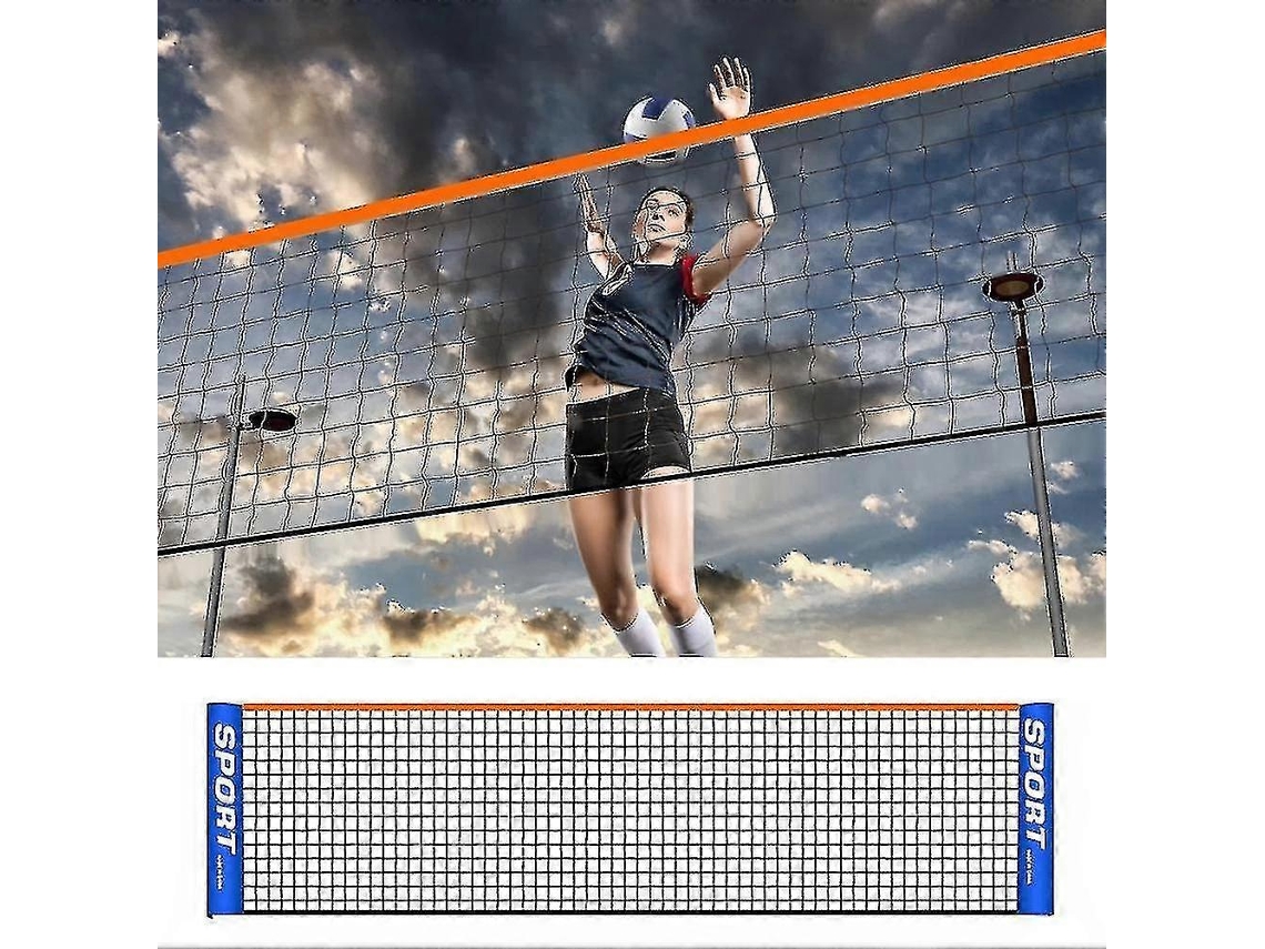 Rede portátil dobrável individual Brilvibera para tênis e badminton, disponível nos tamanhos 3m, 4m, 5m e 6m.