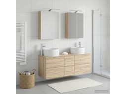Vidaxl Conjunto De Móveis Para Banheiro 5 Pcs Carvalho Sonoma