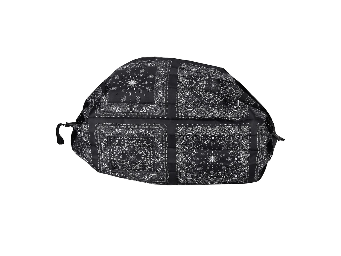 Mochila de Compras Elegante, Dobrável, Reutilizável e Ecológica para Compras e Viagens. Preta. GOKOCO