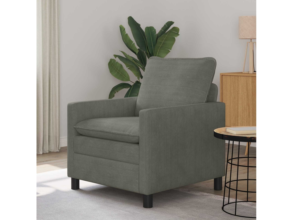 Vidaxl Sofá Cinzento-claro 76 X 81 X 87,5 Cm Tecido