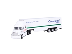 Primerox brinquedo de Caminhão Container 1/48 em Liga com Luz e Som para Crianças 3 Anos +