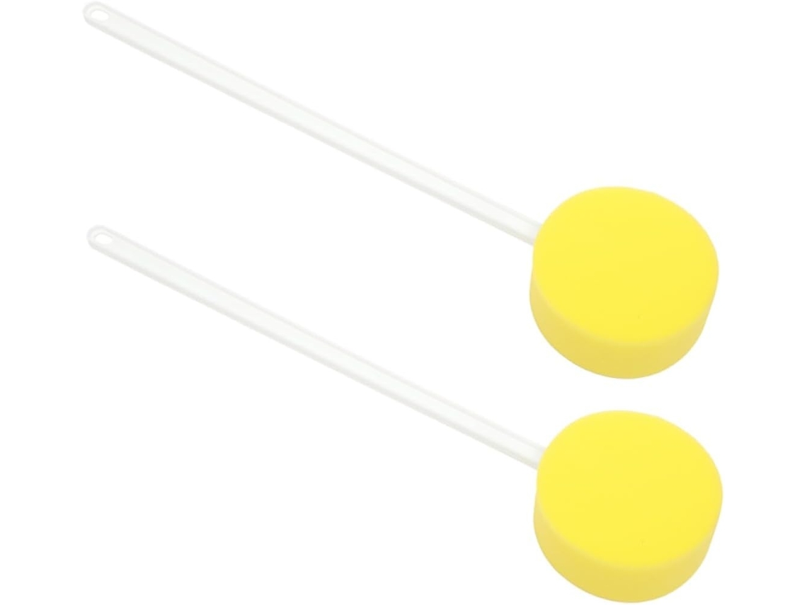 Lurelia Kit De 2 Escovas Esponja De Banho De Cuidado Corporal, Cabo Longo E Limpeza Profunda
