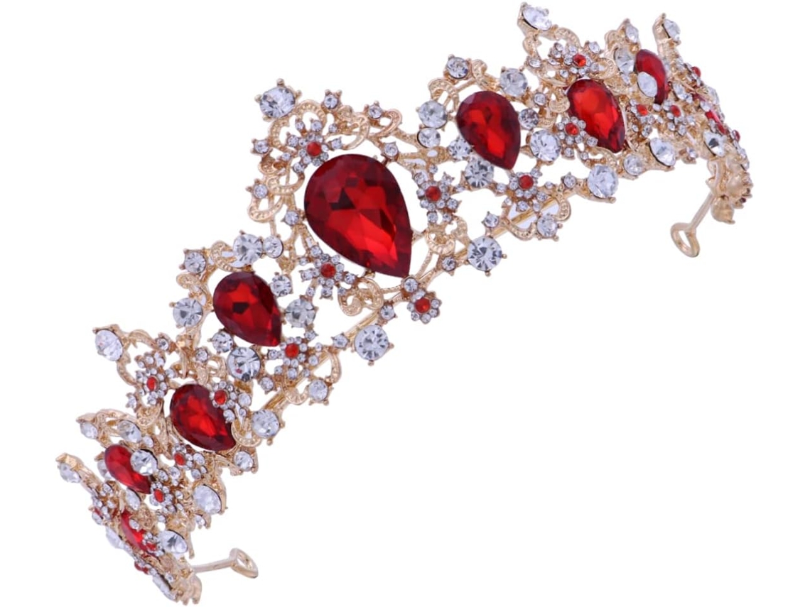 Coroas E Tiaras De Noiva, Joias Góticas E Pedras Preciosas, Pentes De Cabelo E Colares Com Anéis.