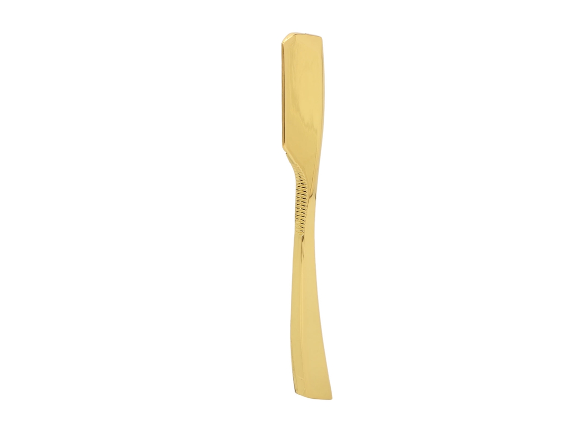 Estojo para barbeador de queixo em aço inoxidável 2026, encaixe firme, estilo vintage, dourado.