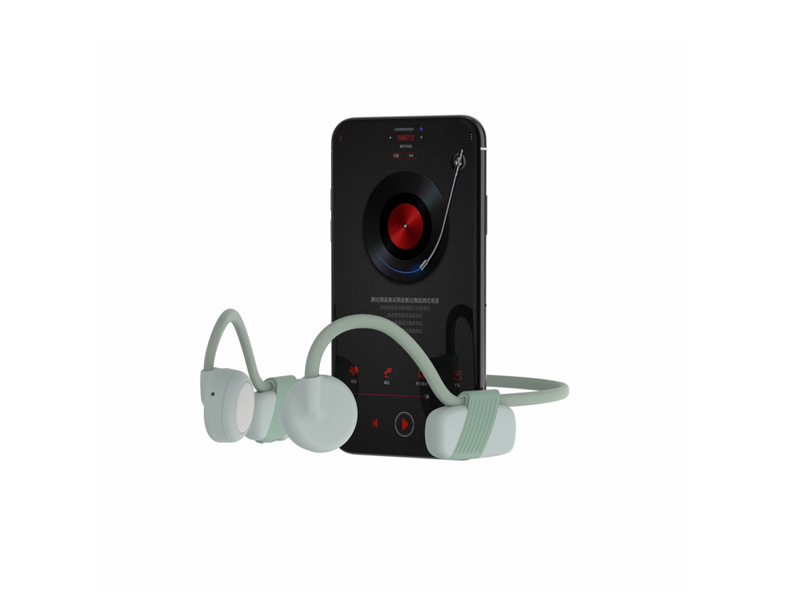 Auriculares de Conducción Ósea BH318, Bluetooth 5.0, Resistentes al Agua, con Micrófono, Deportivos | S/MARCA