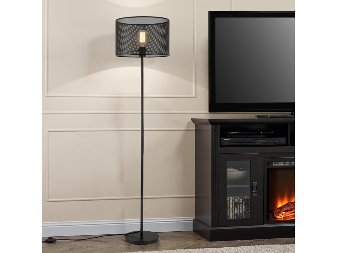 Candeeiro de Mesa LUX.PRO Preto (60 W - E27)